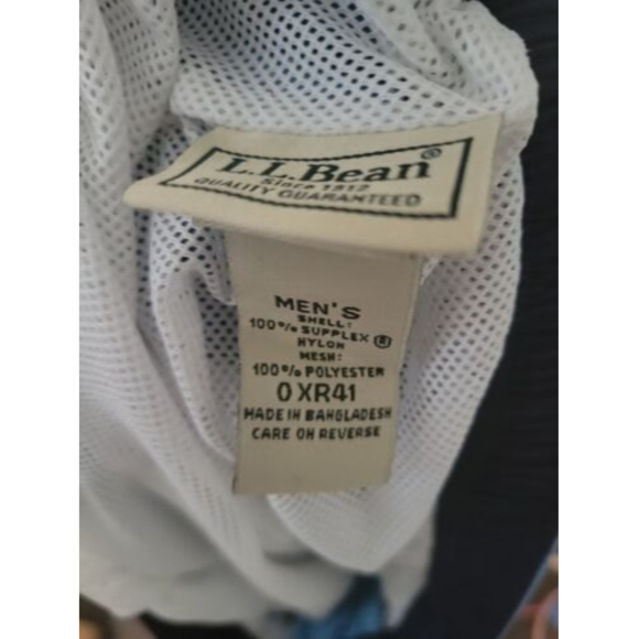 LL Bean Swim Trunks Ocean Teal Men’s Size Large Elastic Waist Shorts - Picture 6 of 9